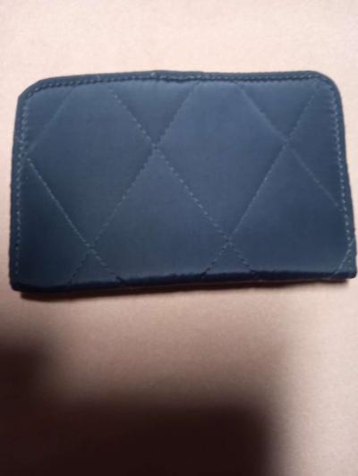Vera Bradley RIFD Navy Blue Zip Up Wallet - Thumbnail 2