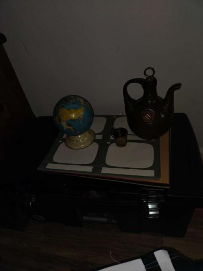old kids toy truck GLOBE piggy bank antique pitcher and 3 - Thumbnail 4