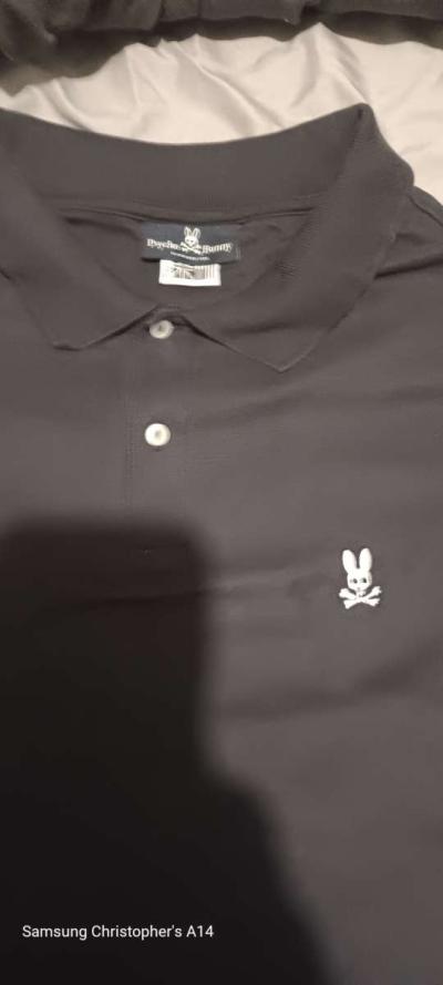 a 2x Pyscho Bunny Polo style dress shirt - Thumbnail 4