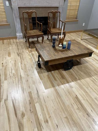 Vintage Industrial Rustic Coffee Table  Oak Finish - Thumbnail 4