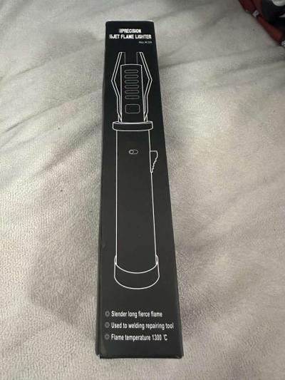 Large Butane Torch Lighter Windproof Jet Flame Lighter Cool - Thumbnail 2