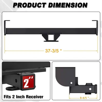 tiron para traila para toyota Tacoma 2016 2023 - Thumbnail 3