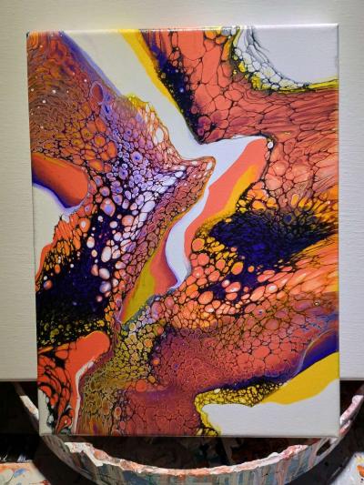 8in x 10in Acrylic Painting - Thumbnail 4