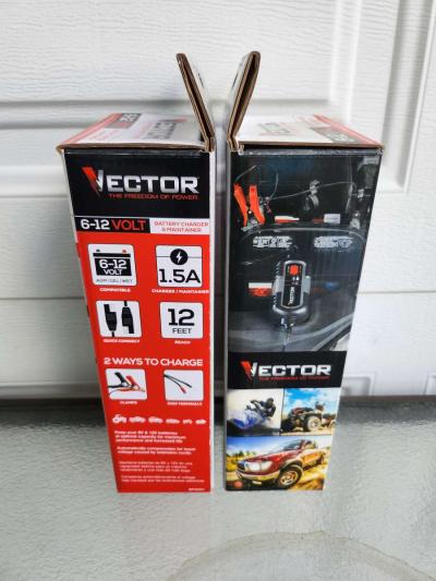 Vector 6 and 12 Volt Battery Charger and Maintainer - Thumbnail 3