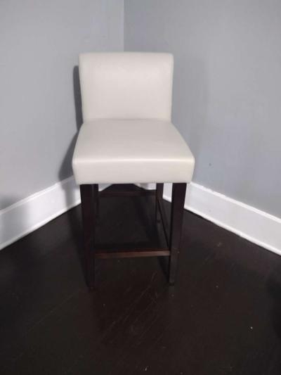 Elijah Light Gray Faux Leather Bar Counter Stool - Detroit, Michigan