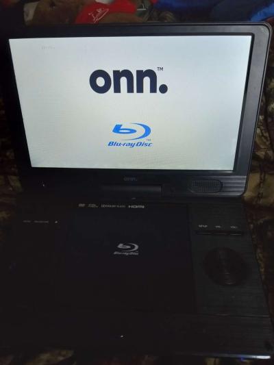 Onn portable DVD and Bluray player it comes with charger - Thumbnail 2