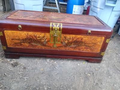vintage korean blanket chest - Thumbnail 3