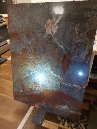 3ftX4ft blue louise van gogh granite slab - Thumbnail 4