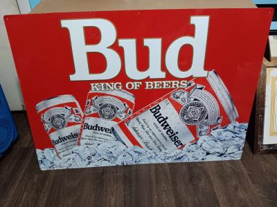 VINTAGE 1992 NOS 25X35 BUD KING  OF - Thumbnail 2