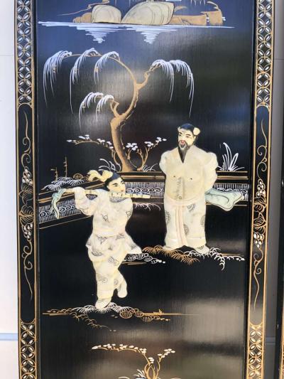 Japanese vintage rare find wall decor mother of pearl - Thumbnail 2