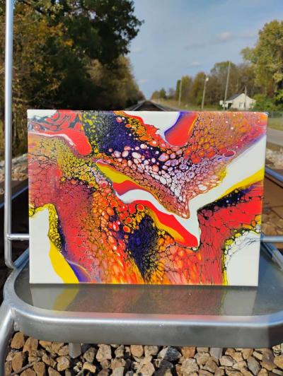 8in x 10in Acrylic Painting - Thumbnail 2