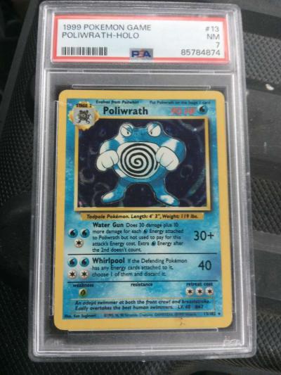 1999 pokemon game poliwrath holo