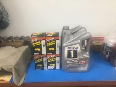 4 moroso filters and 10 qts mobil 1 full synthetic oil - Thumbnail 3