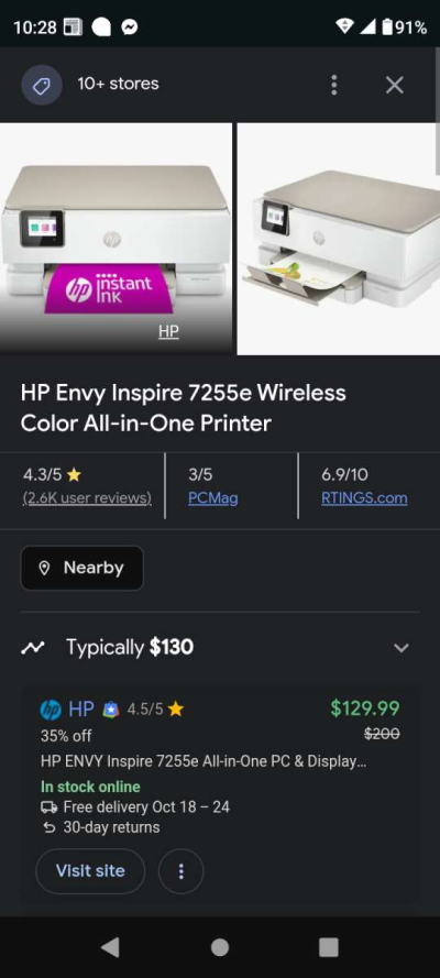 HP envy printer - Thumbnail 4
