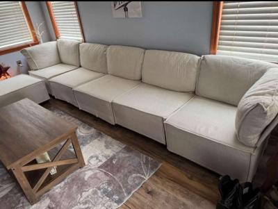 5 Piece Sectional wsquare otterman - Thumbnail 2