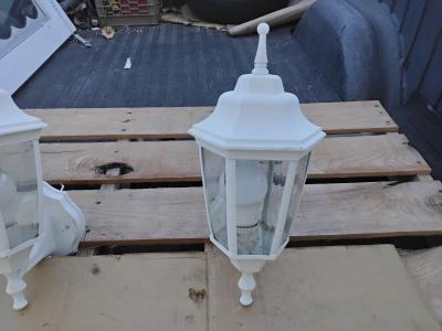 White WallMount Lighting Central Park StyleTwilight Sentinel - Thumbnail 3