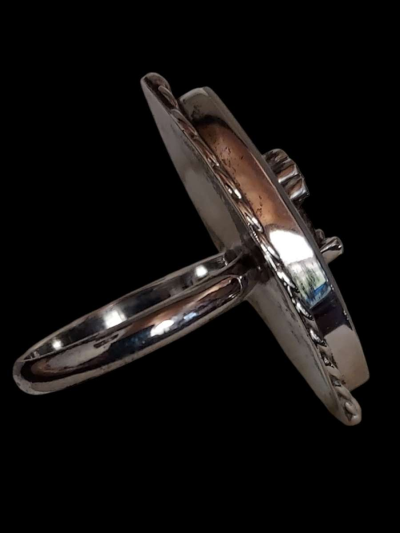 Native American Handmade Sterling Silver Mother of Pearl - Thumbnail 5