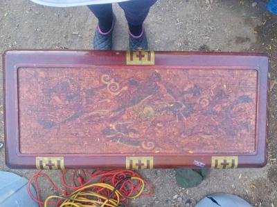 vintage korean blanket chest - Thumbnail 4