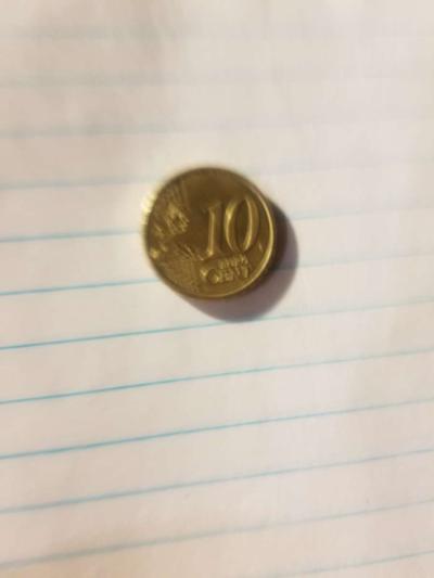 2019 EURO 10 CENT  GOLD COIN - Thumbnail 3