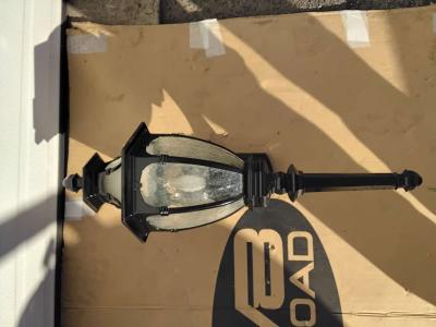 Nice Black Large Outdoor Lantern Style Look Like New - Thumbnail 5