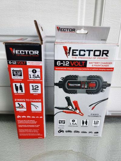 Vector 6 and 12 Volt Battery Charger and Maintainer - Thumbnail 4