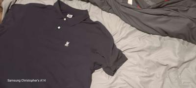 a 2x Pyscho Bunny Polo style dress shirt - Thumbnail 3
