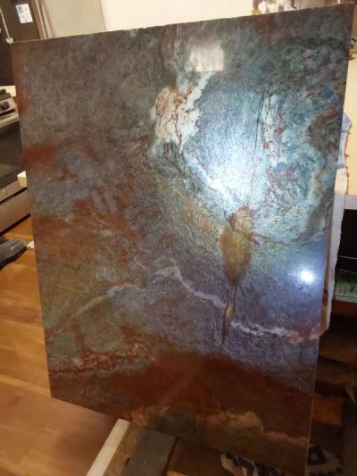 3ftX4ft blue louise van gogh granite slab - Thumbnail 5