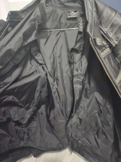 mens HarleyDavidson leather jacket - Thumbnail 5
