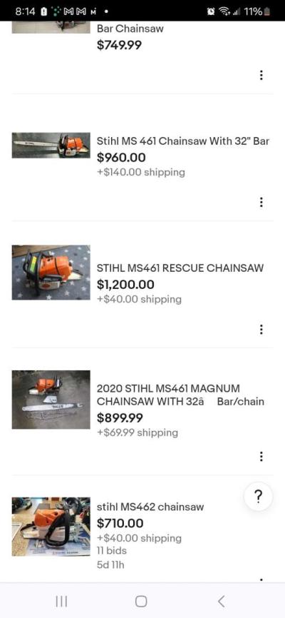 Stihl MS461 32 inch original light bar - Thumbnail 4