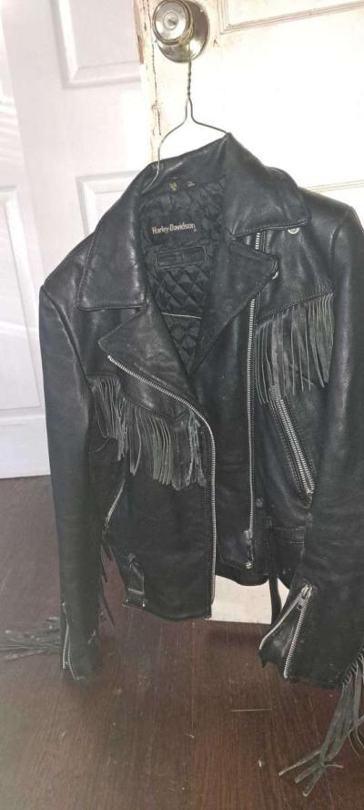HARLEY DAVIDSONleather tassle coat and vest - Thumbnail 2