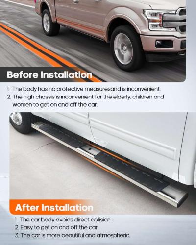 pair of estrivo para Ford f150 f250 4 puertas - Thumbnail 4