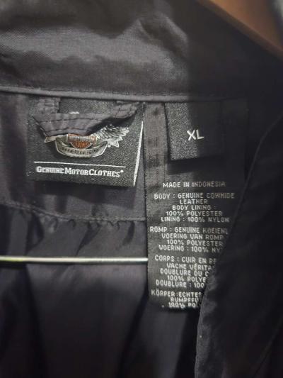 mens HarleyDavidson leather jacket - Thumbnail 6