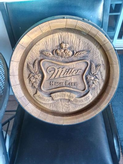 miller light barrell sign - Thumbnail 2