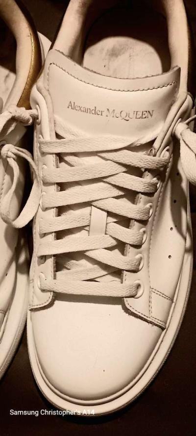a pair of Alexander McQueen sneakers  size 9 - Thumbnail 3