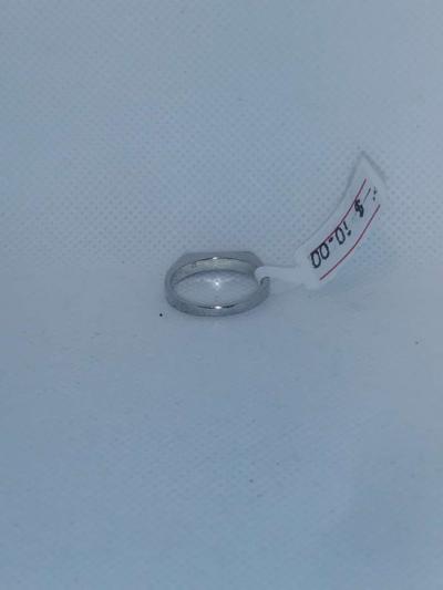 Black Rectangle Retro Geometric Ring - Thumbnail 4