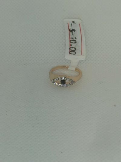 Onyx Eye Chic Rhinestone Ring - Thumbnail 3