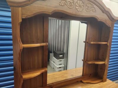 Wooden Hutch Mirror - Thumbnail 4