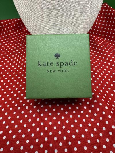 2012PIOR New Kate Spade Emerald Cubic Zirconia Stud Earrings - Thumbnail 4