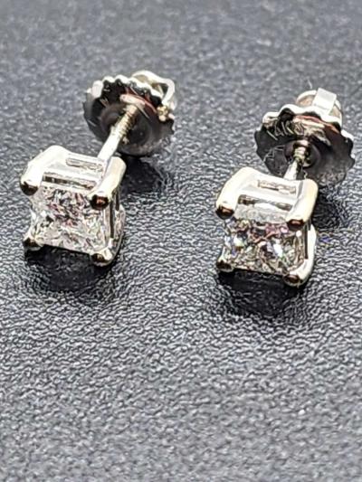 3 Pairs Natural Diamond Earings - Thumbnail 4
