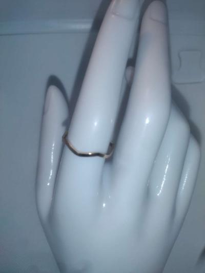 Simple Wave Chic Rhinestone Ring - Thumbnail 2