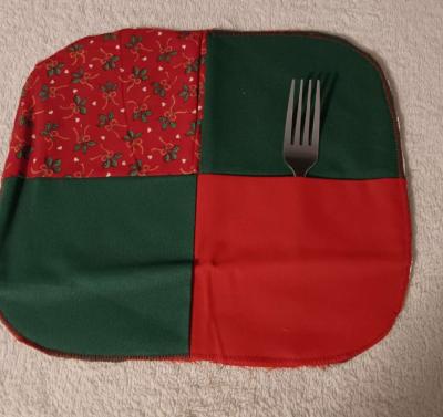 Handmade Napkins with Pockets Set of 4 - Thumbnail 5