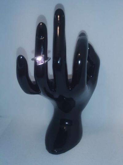 Split Square Silver Ring - Thumbnail 3