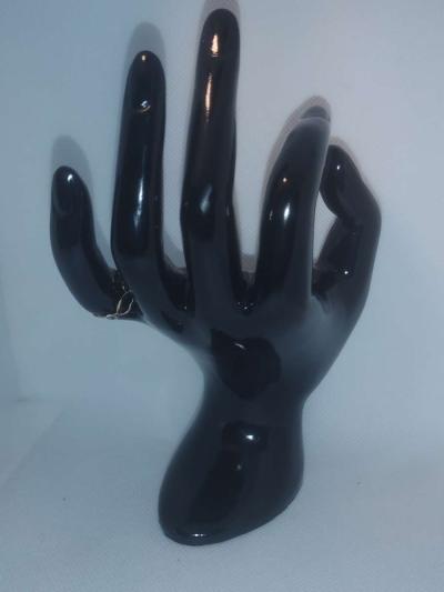 Open Heart Chic Rhinestone Ring - Thumbnail 5