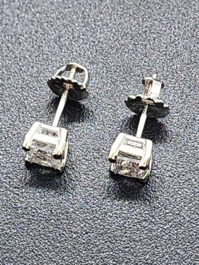 3 Pairs Natural Diamond Earings - Thumbnail 5