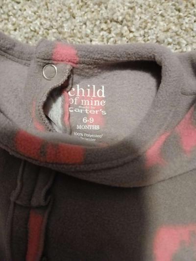 CHILD OF MINE CARTERS BABY GIRL PINK KITTY CAT TOP - Thumbnail 2