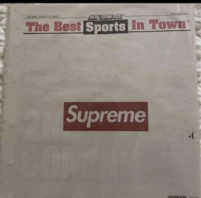 limited Edition New York post Supreme newspaper - Thumbnail 2