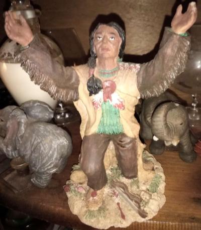 ceramic Indian figurine - Thumbnail 1