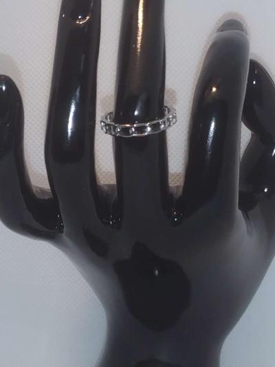 Chain Style Retro Geometric Ring - Thumbnail 2