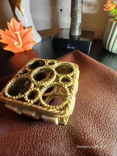 Vintage Florenza Lipstick Holder with Hand painted Tiles - Thumbnail 5