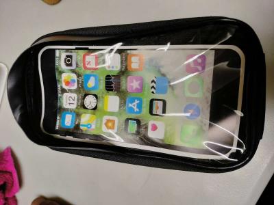 Mountable Phone Carry Bag Bicycle Front Handlebar Fits 62 X - Thumbnail 3